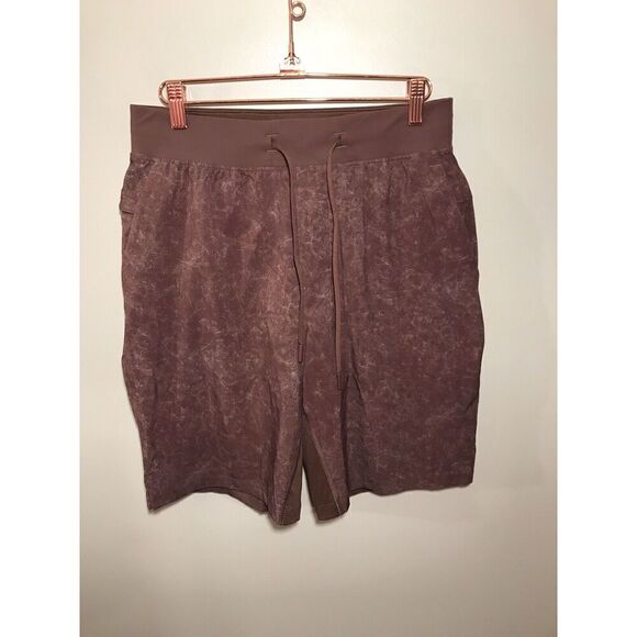 Lululemon T.H.E. Liner Short 10" Gravel Dust Brown Earth Multi Size Small - Picture 2 of 8